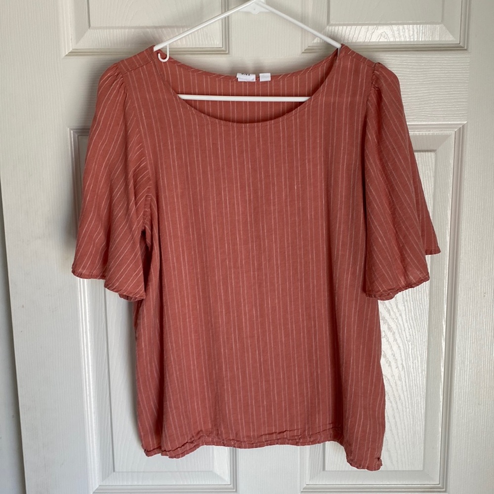 Bell sleeved top